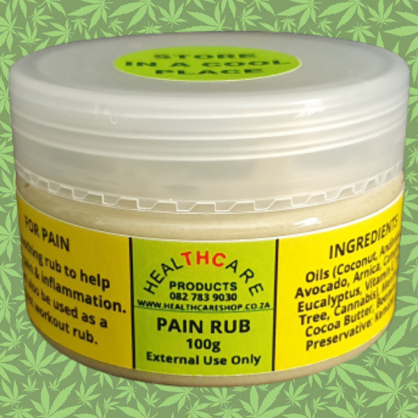A180 - PAIN RUB 100g (1000mg Cannabis Oil)