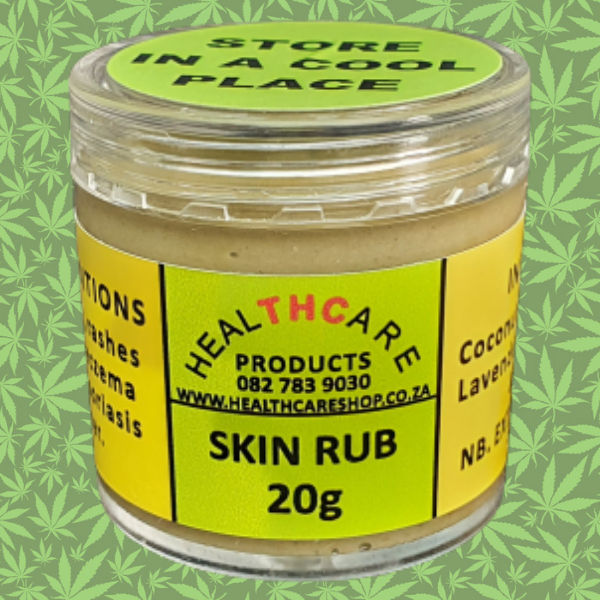 A130 - SKIN RUB 20g (200mg Cannabis Oil)