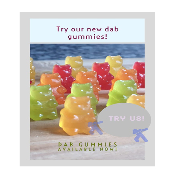 E050 - DAB GUMMY BEARS (Pack of 15)